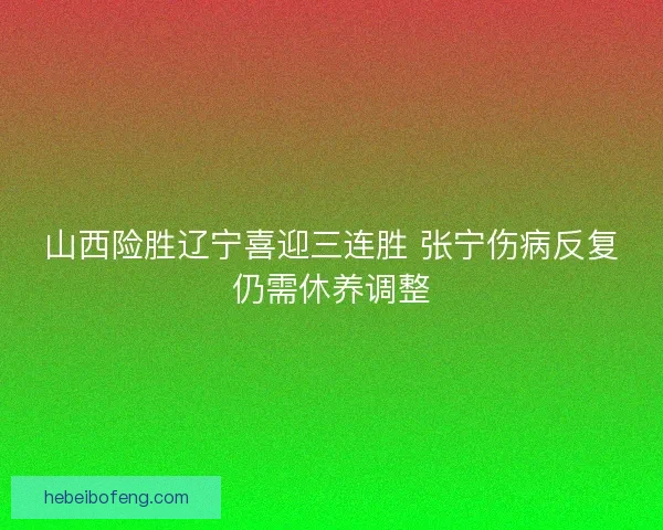 山西险胜辽宁喜迎三连胜 张宁伤病反复仍需休养调整